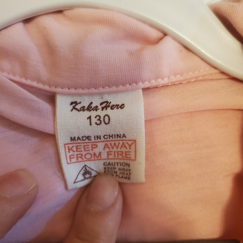 Pink Button-Up Pajama Set - Picture 2 of 2